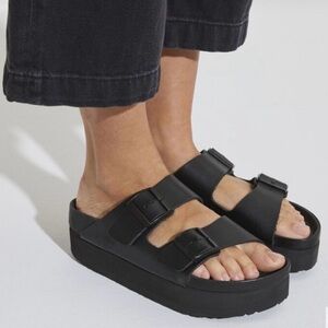 Birkenstock Papillio Edition Narrow Arizona Flex Platform Sandals SZ41 US10 NWOT